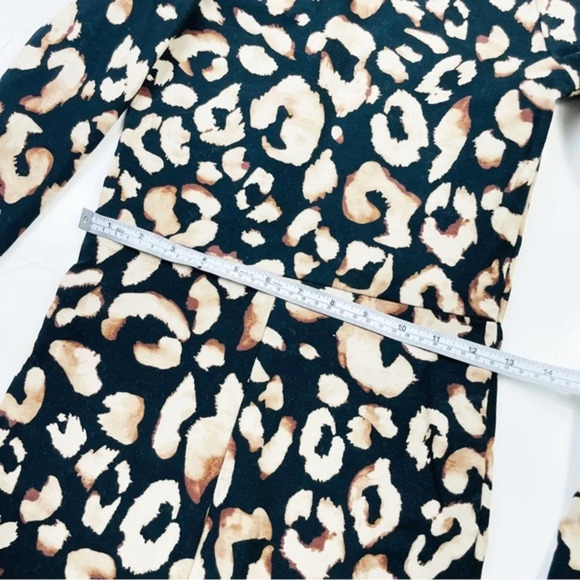 H&M Black Long Sleeve Animal Print Romper Size Small - Picture 5 of 8